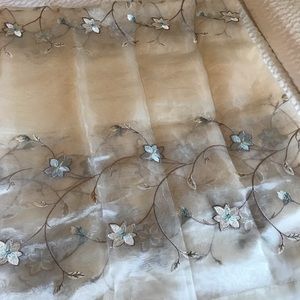 Beautiful Sheer Floral Curtains